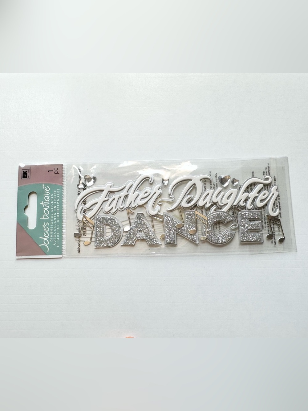 Jolee’s Boutique “Father Daughter Dance” 3D Dimensional Scrapbook Sticker